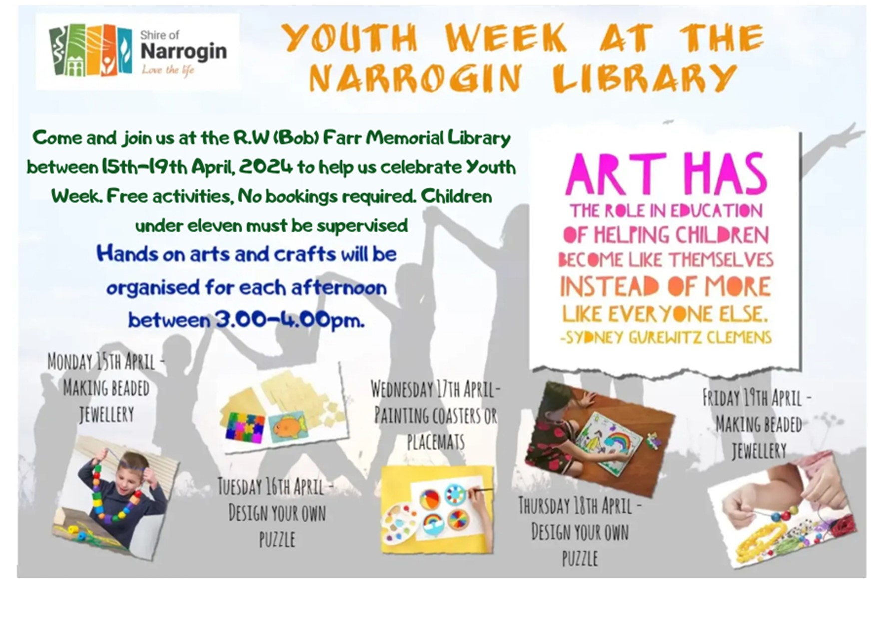 Youth Week at the Narrogin Library
